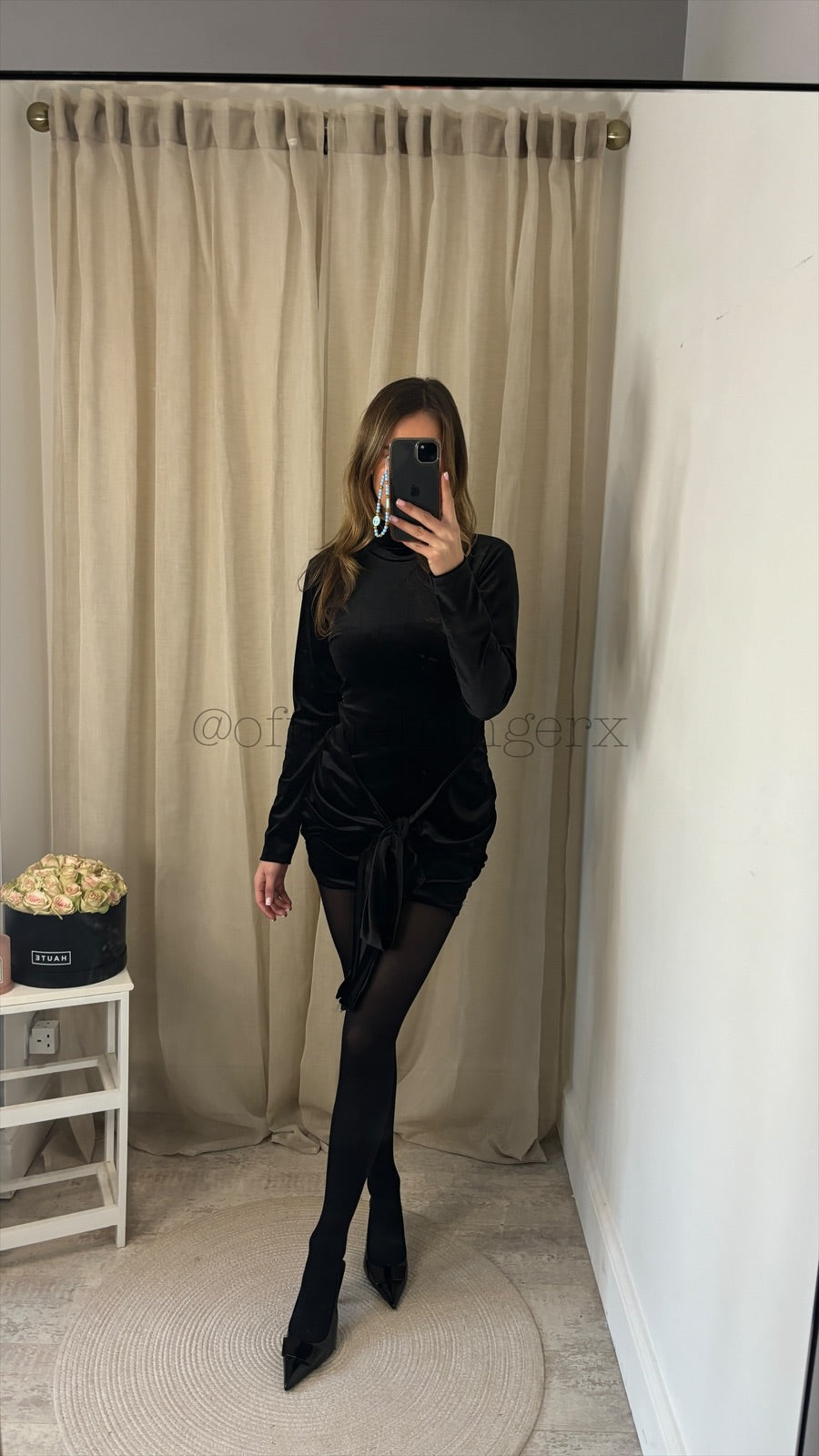 CHIA VELVET RUCHED MINI DRESS