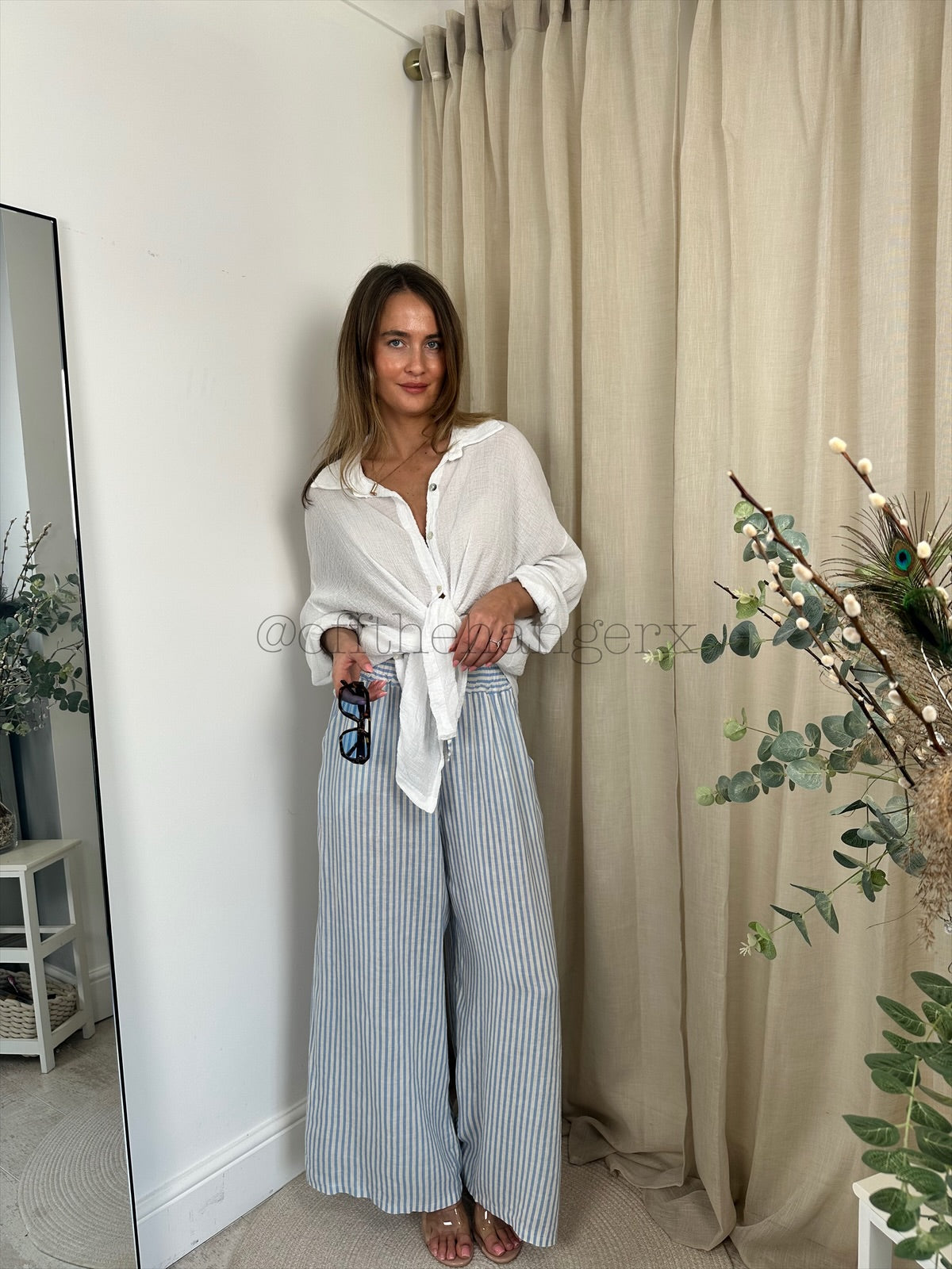 AIDA CHEESECLOTH BASIC SHIRT