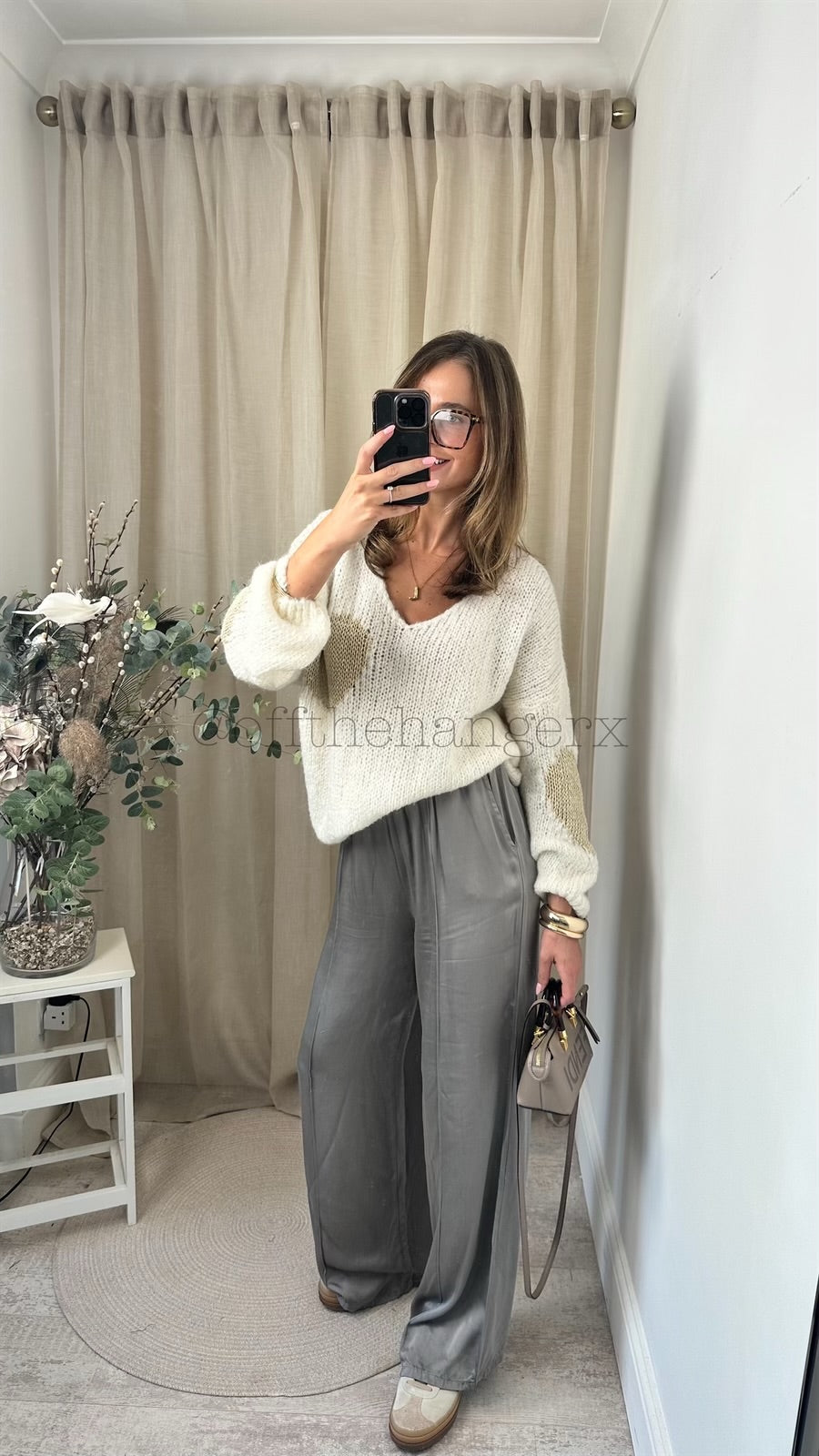 LAYLA METALLIC HEART JUMPER
