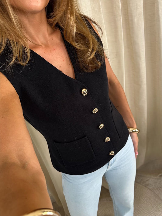 ALISSA KNITTED WAISTCOAT