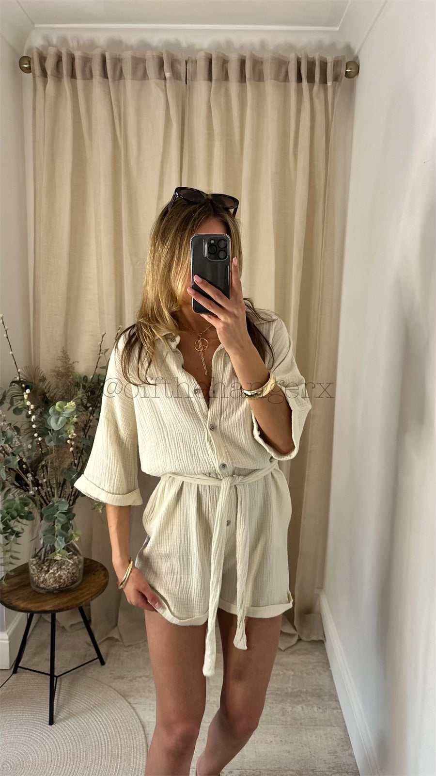 Cheesecloth baby romper hot sale