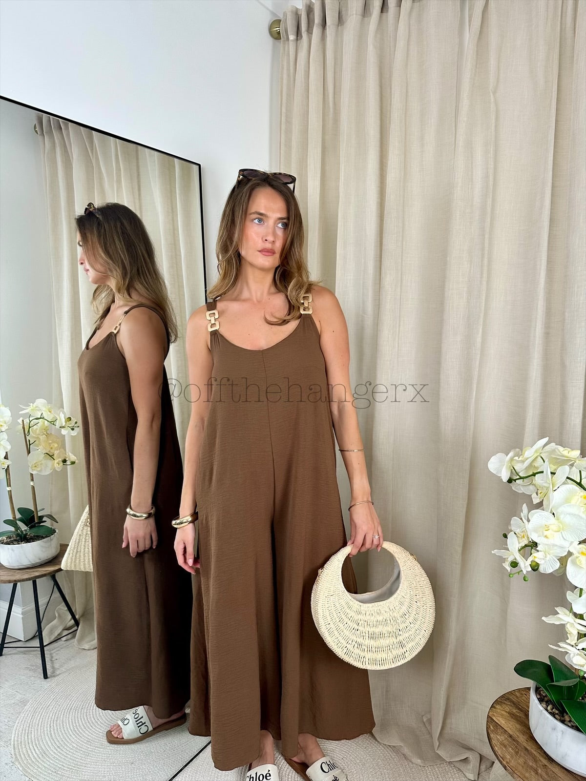 SOPHIE BUCKLE WIDE LEG JUMPSUIT