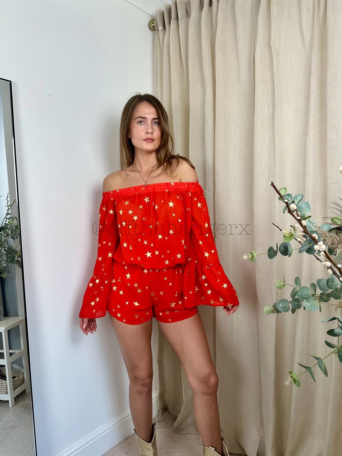SERENA OFF SHOULDER SHORT SET