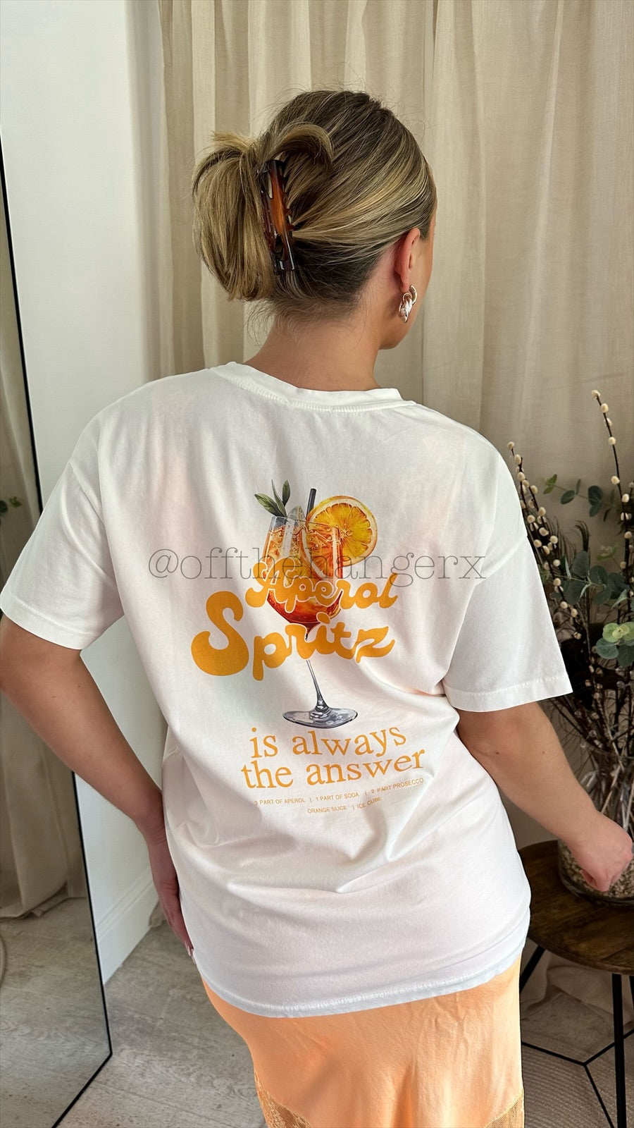 APEROL SPRITZ OVERSIZED T-SHIRT