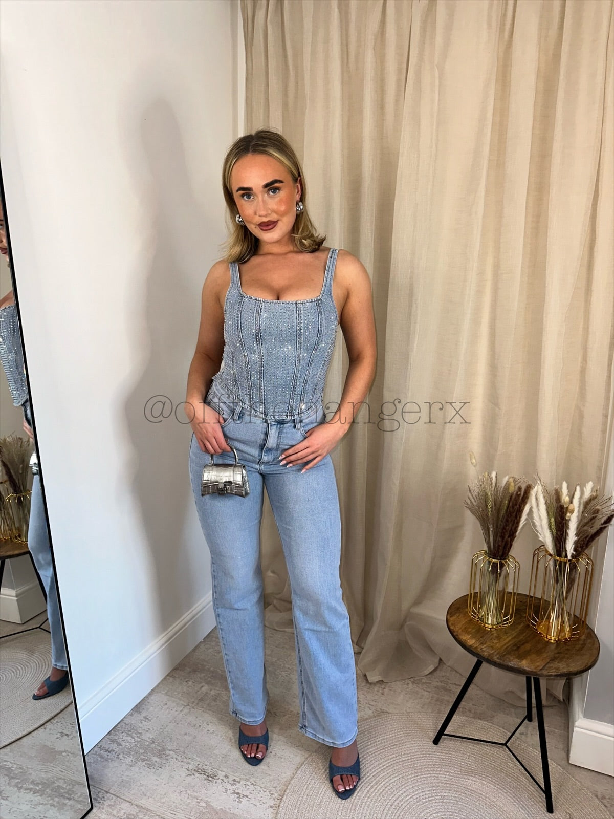 TESSA HIGH WAIST WIDE FIT JEANS
