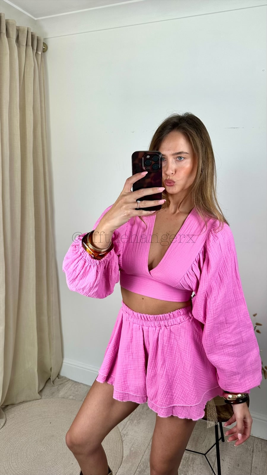 ERIKA CHEESECLOTH SHORT SET