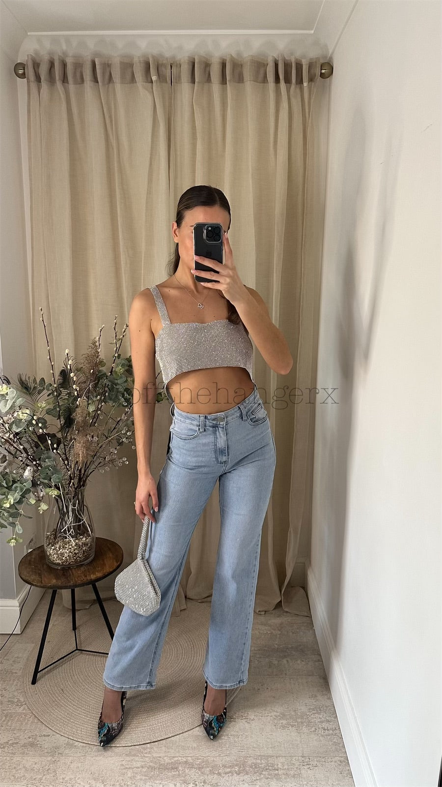 EXCLUSIVE RHINESTONE TOP