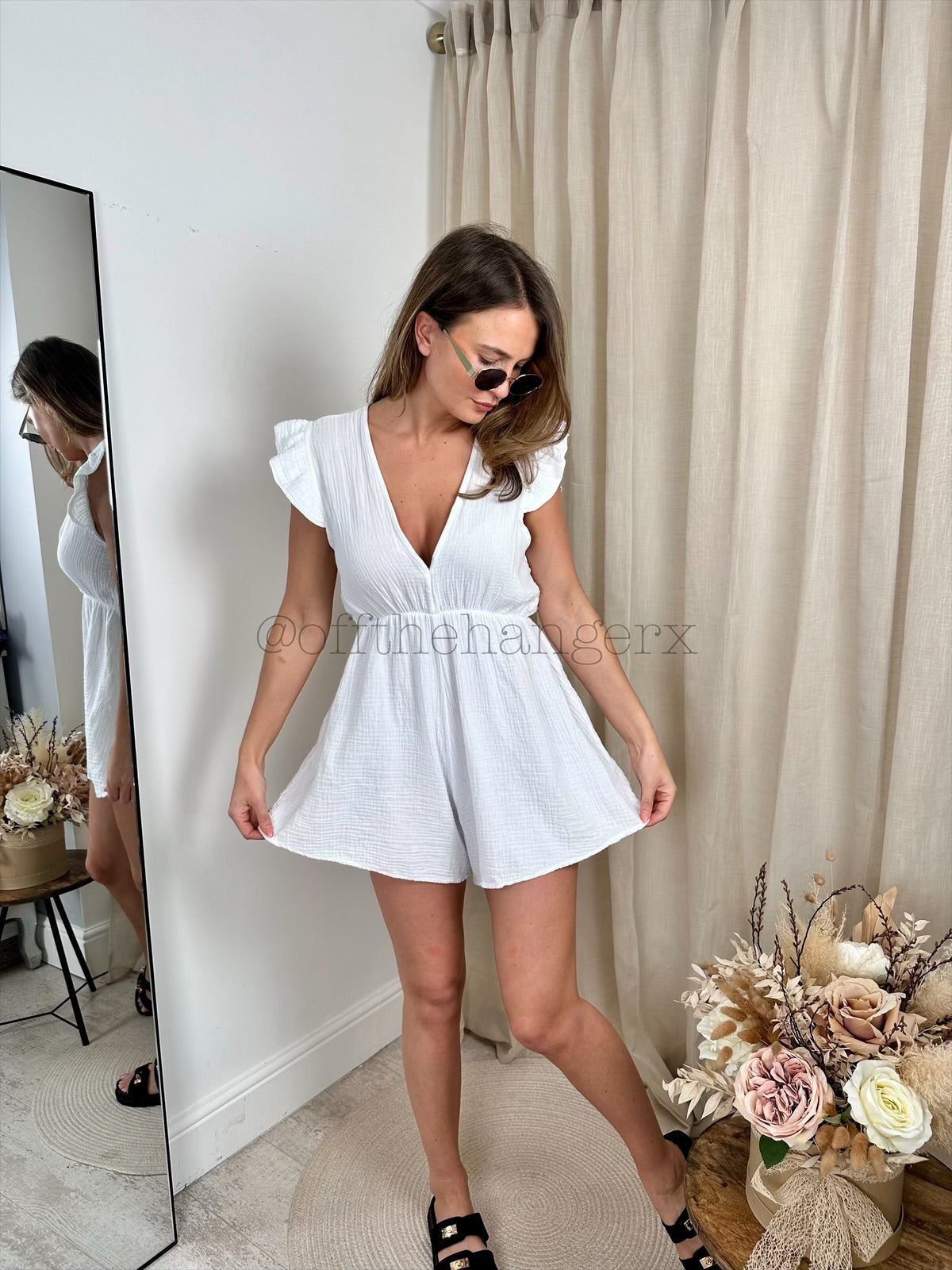 ELISE CHEESECLOTH PLAYSUIT
