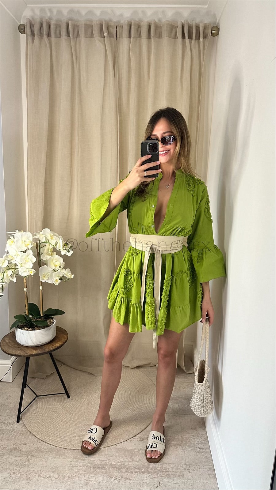 SHAYA DETAILED TIERED DRESS