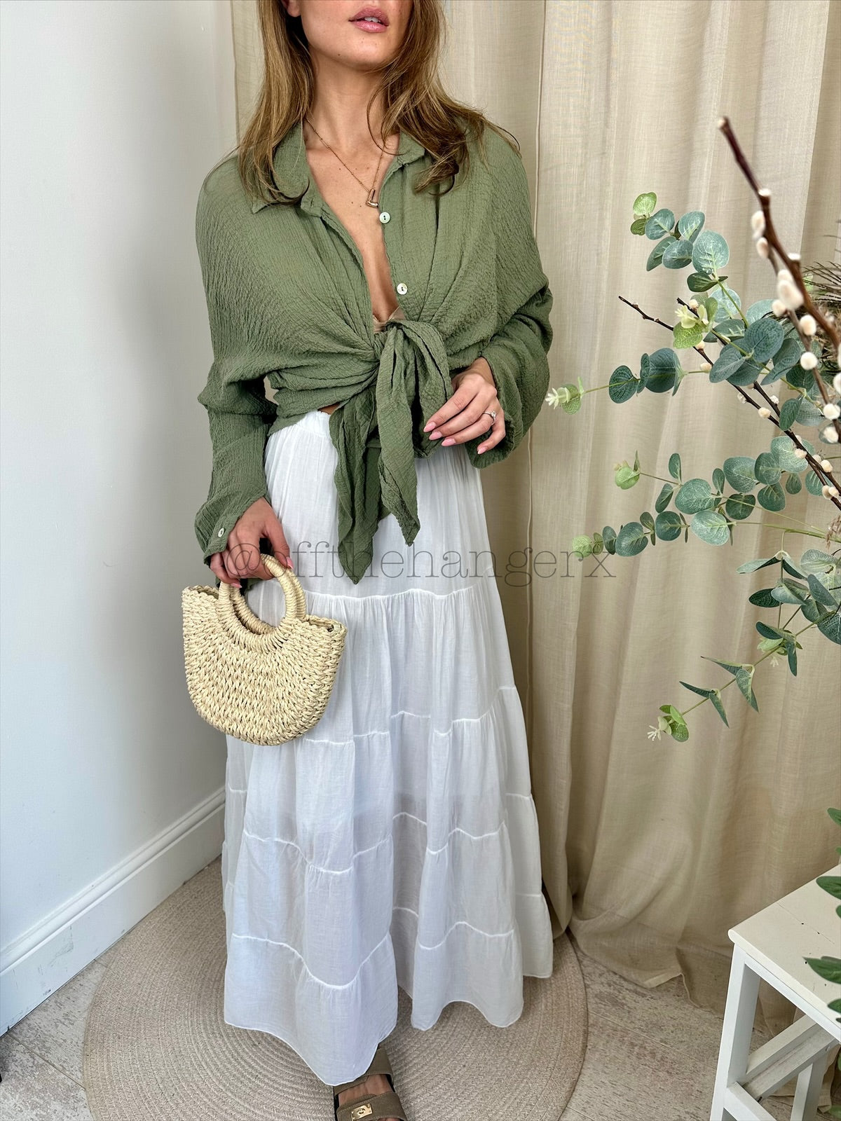 AIDA CHEESECLOTH BASIC SHIRT