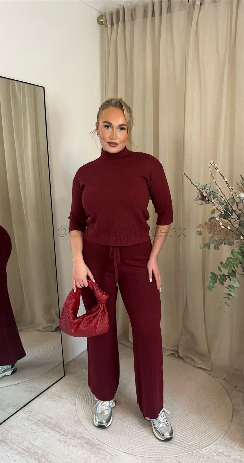 FELICIA PETITE SOFT KNIT HALF SLEEVE SET