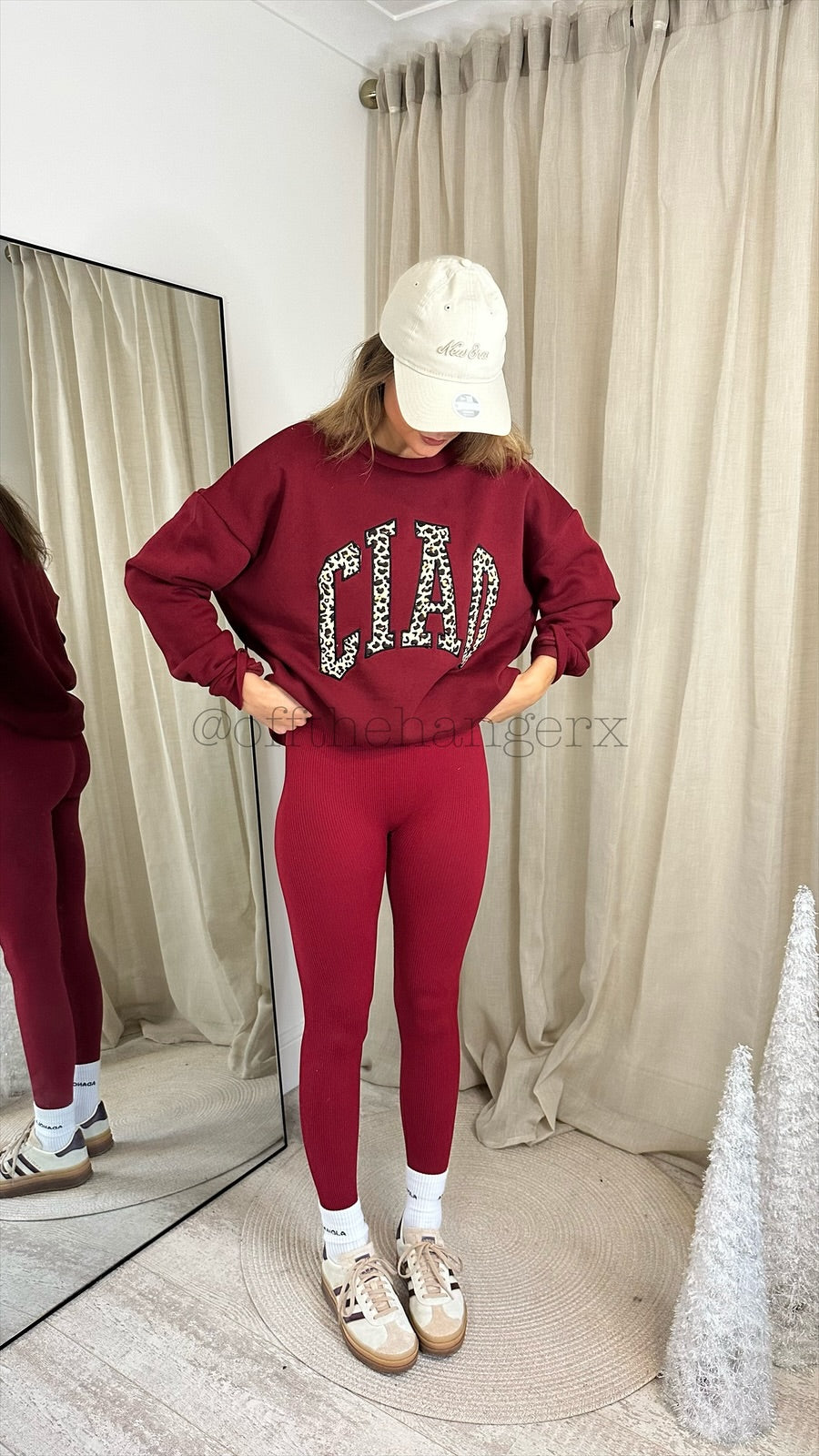 CIAO THICK FLEECE LINED SWEATSHIRT