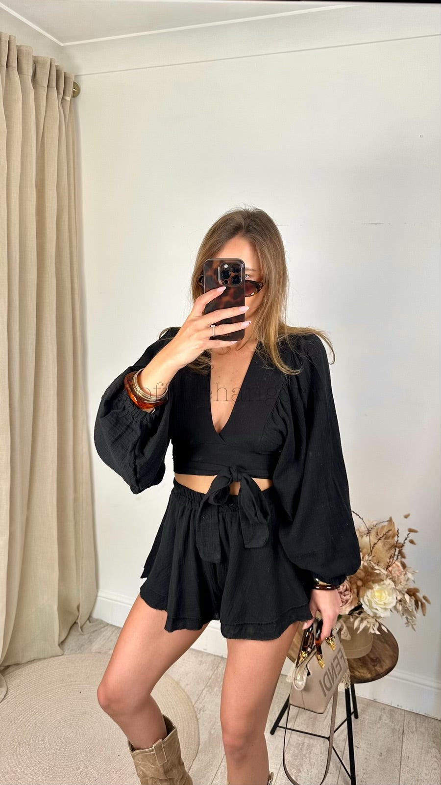 ERIKA CHEESECLOTH SHORT SET