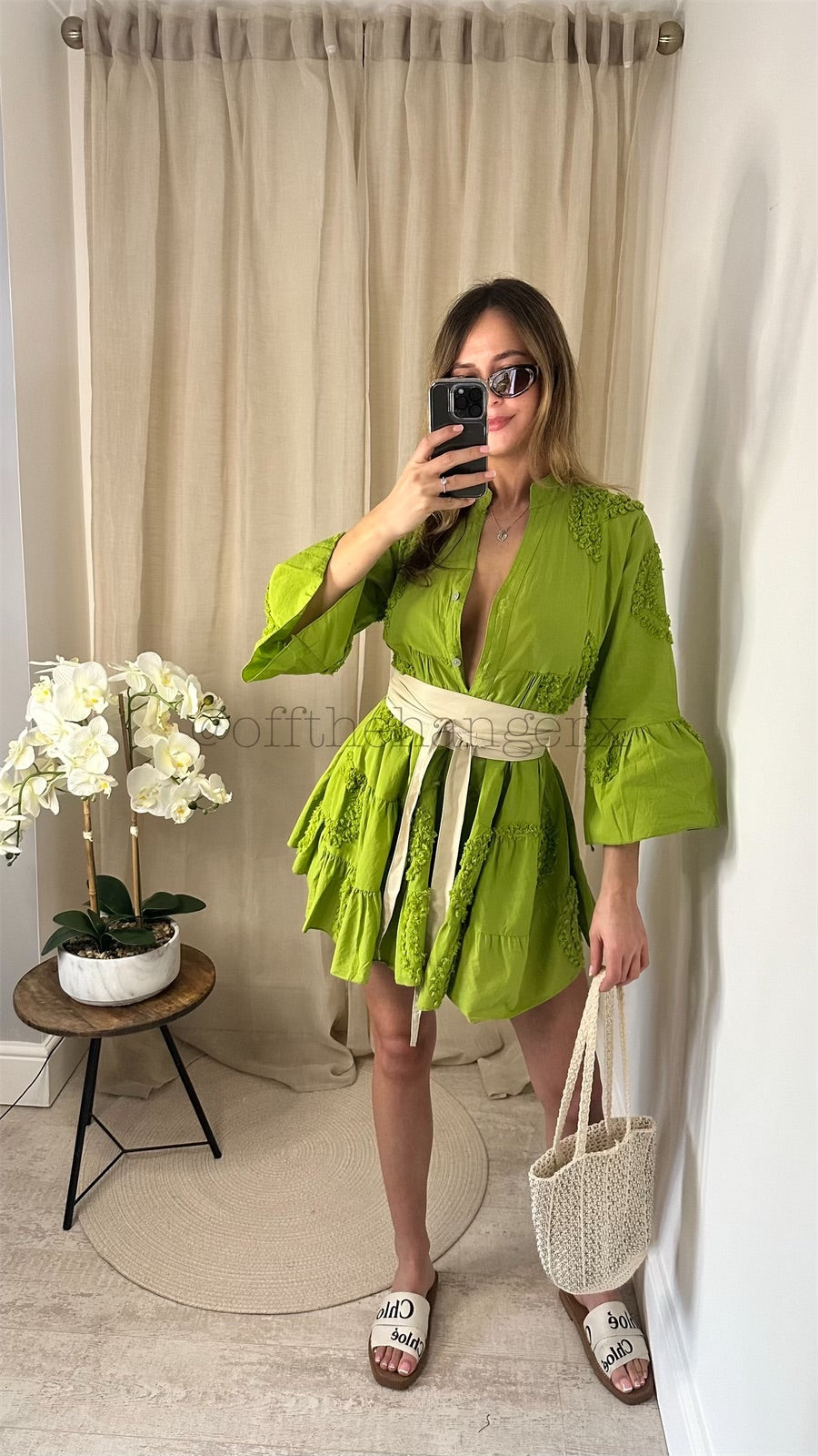SHAYA DETAILED TIERED DRESS