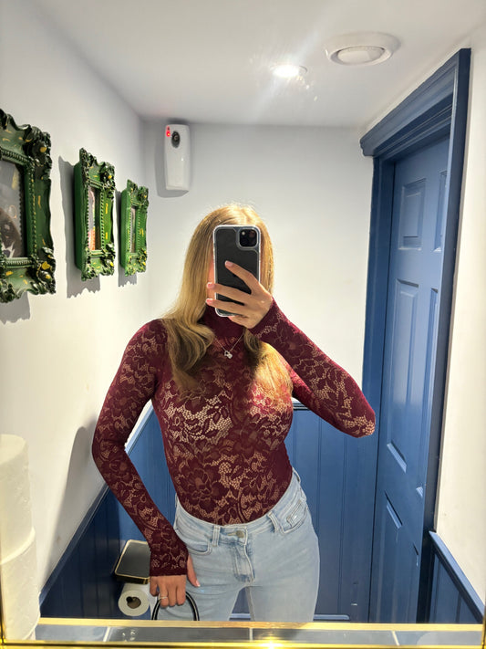 ZELDA LACE BODYSUIT