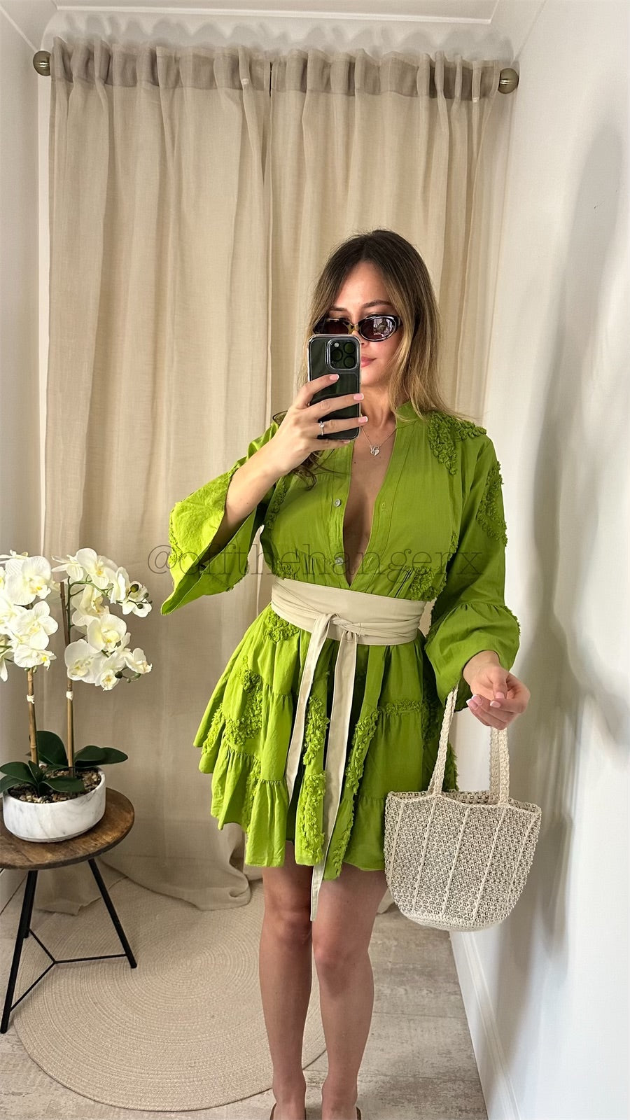 SHAYA DETAILED TIERED DRESS