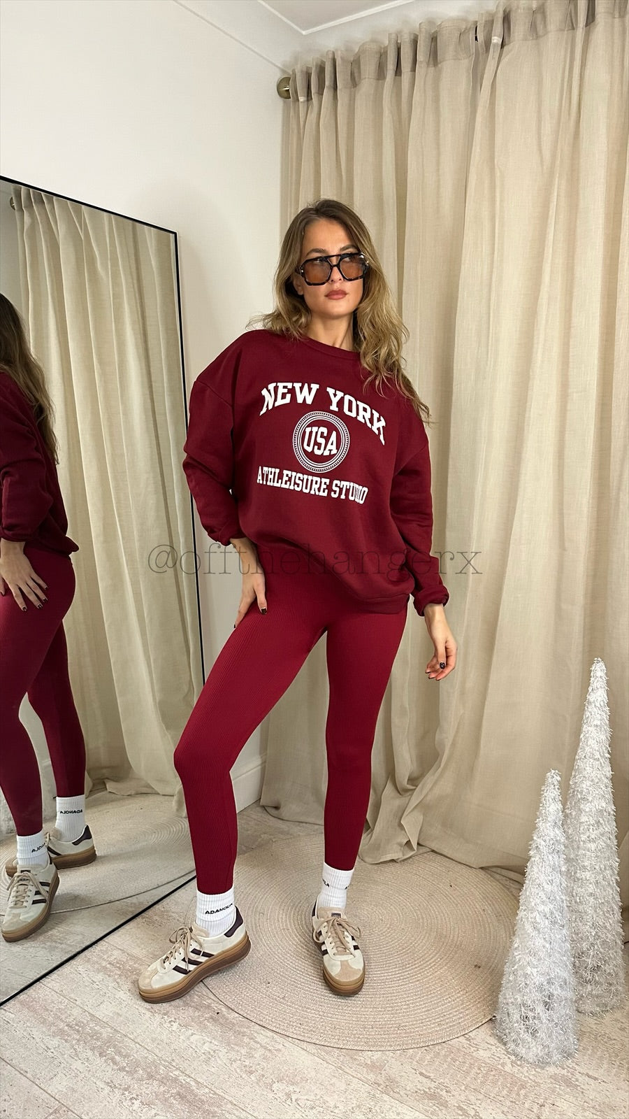 NEW YORK FLEECE LINED SWEATSHIRT