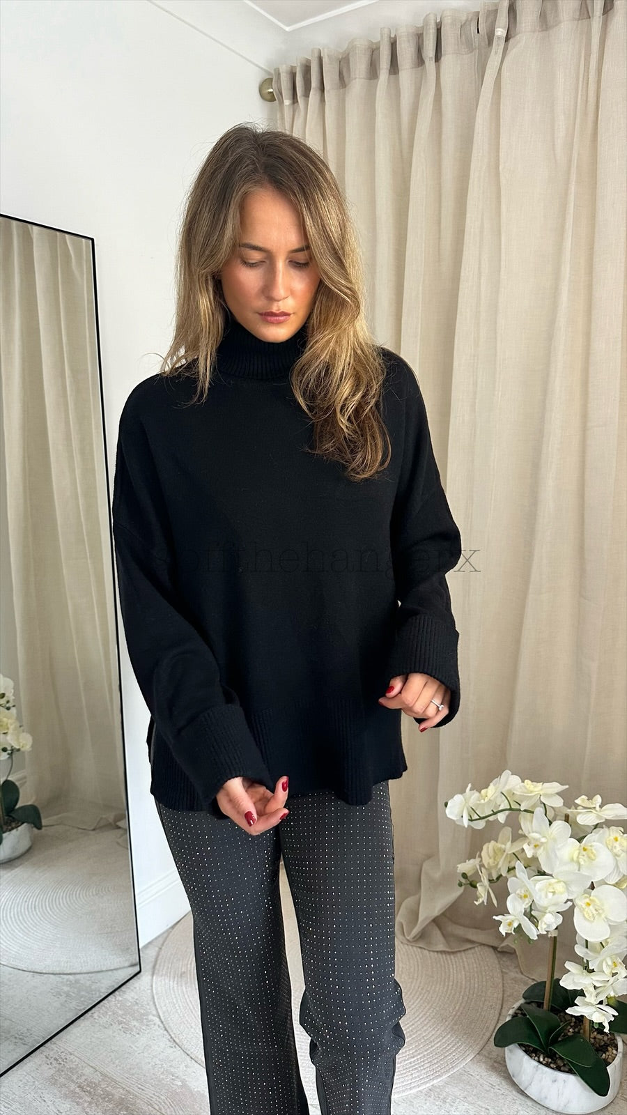 HAYLEY SOFT ROLL NECK JUMPER