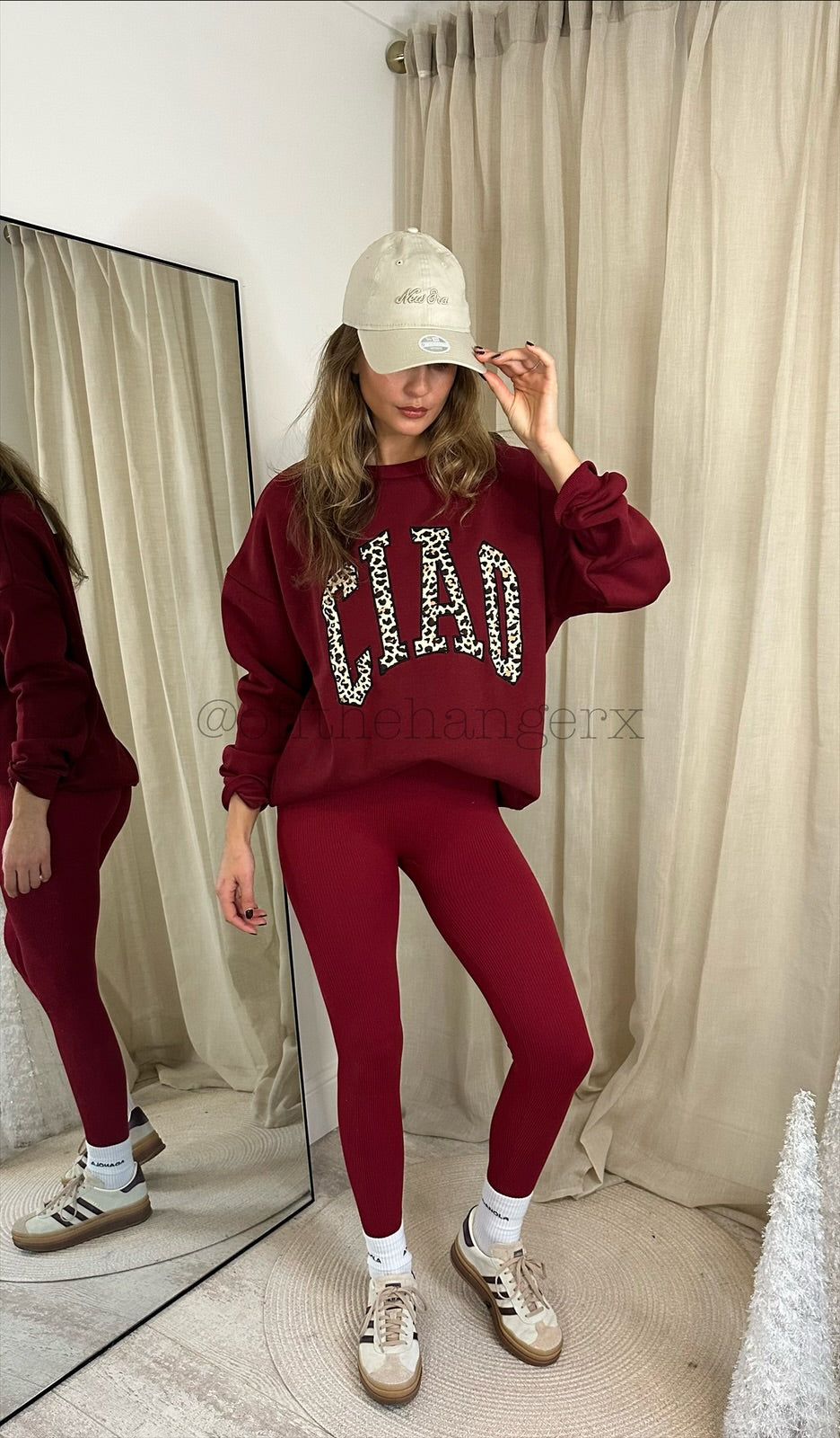 CIAO THICK FLEECE LINED SWEATSHIRT