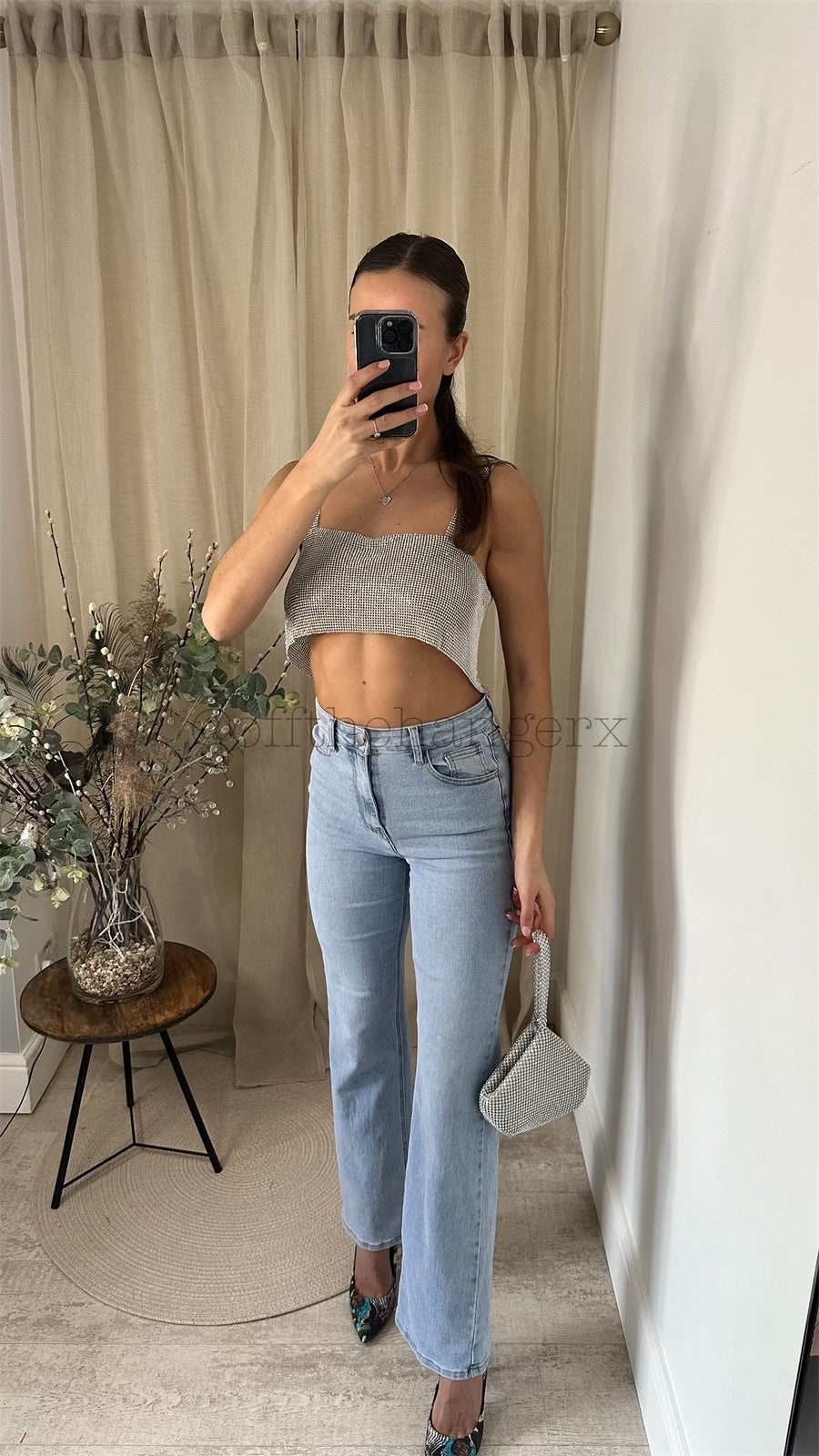 EXCLUSIVE RHINESTONE TOP