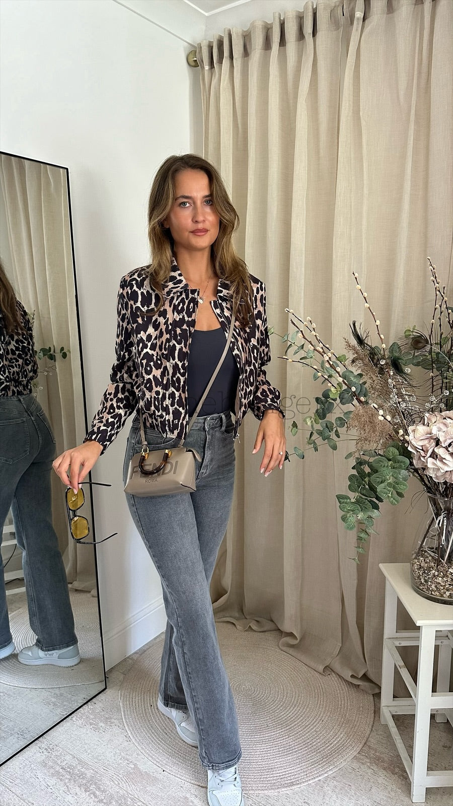 TESSA HIGH WAIST ACID WASH WIDE FIT JEANS