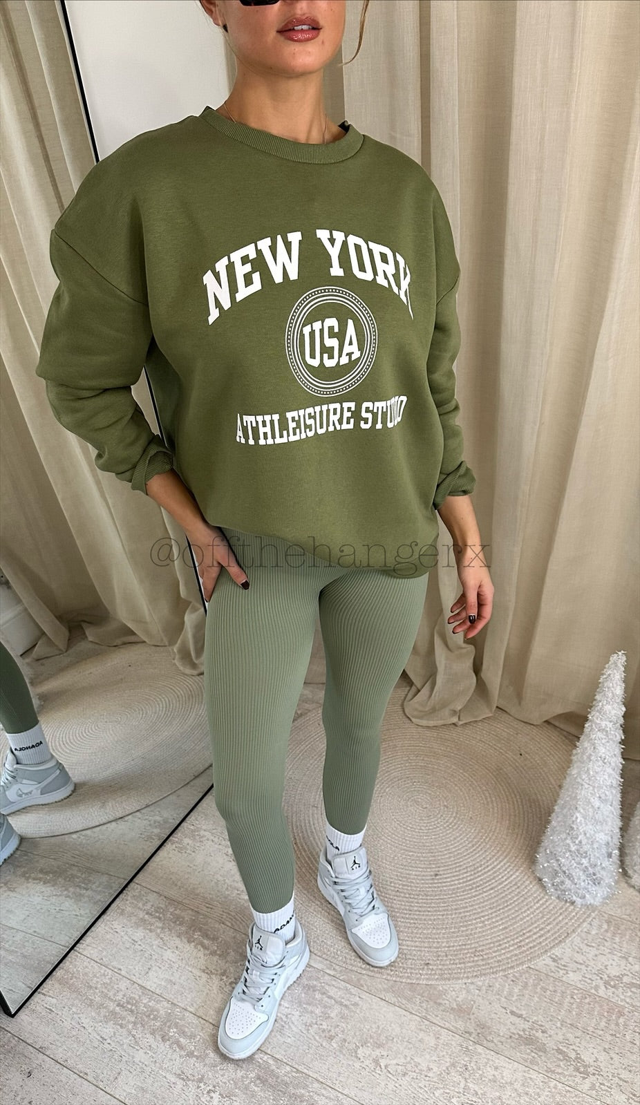 NEW YORK FLEECE LINED SWEATSHIRT