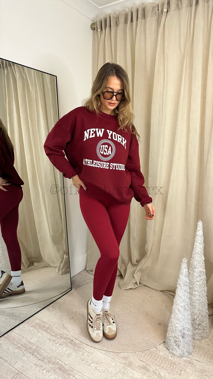 NEW YORK FLEECE LINED SWEATSHIRT