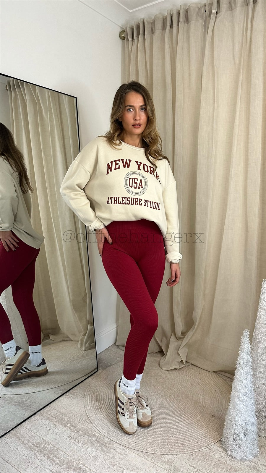 NEW YORK FLEECE LINED SWEATSHIRT