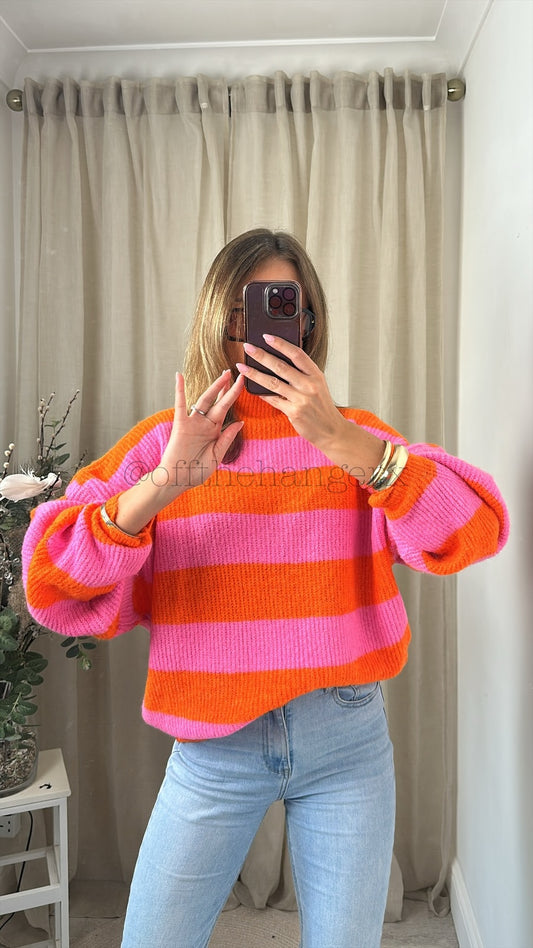 HELENA STRIPED SOFT KNIT JUMPER