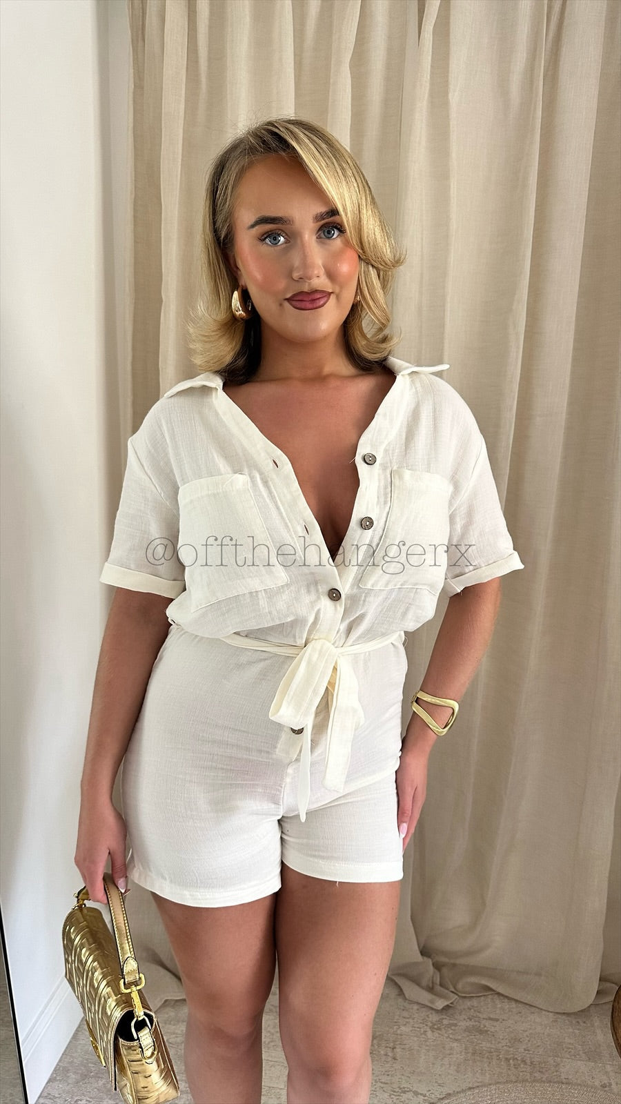 WHITNEY SOFT COTTON PLAYSUIT