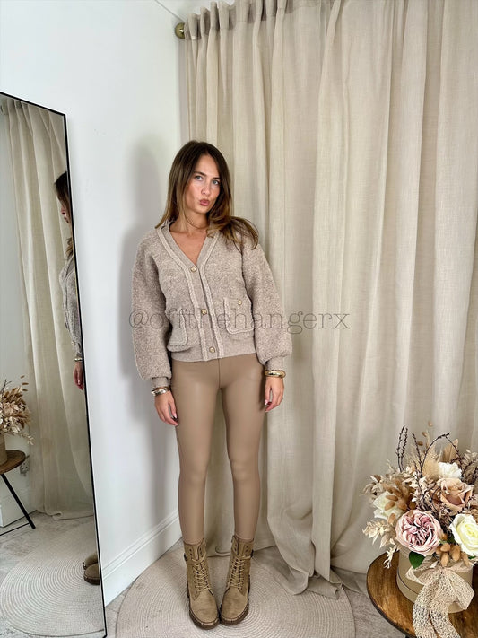 CATH HIGH WAIST PU JEGGINGS