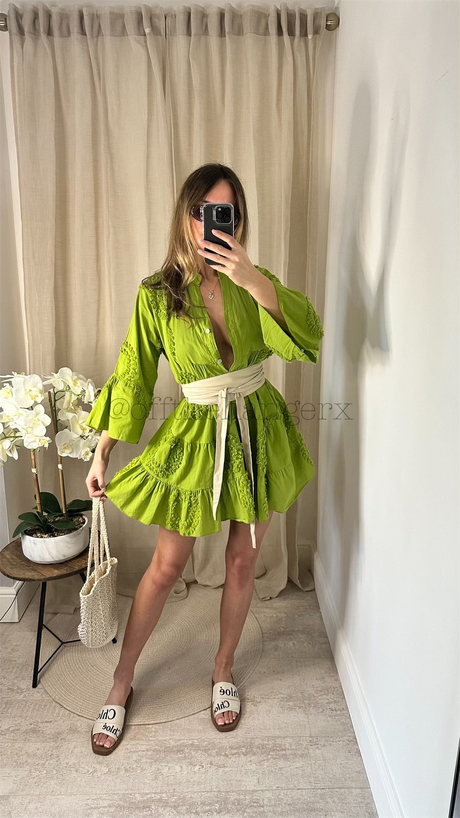SHAYA DETAILED TIERED DRESS