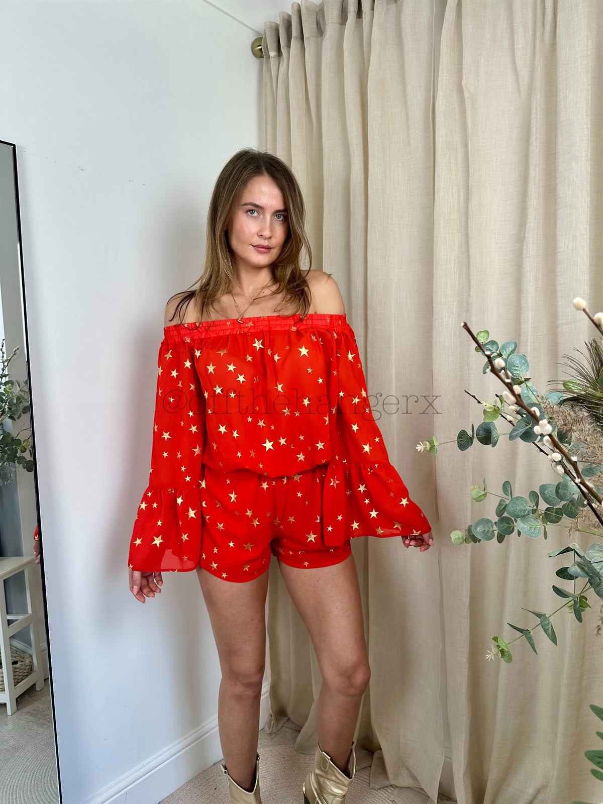 SERENA OFF SHOULDER SHORT SET