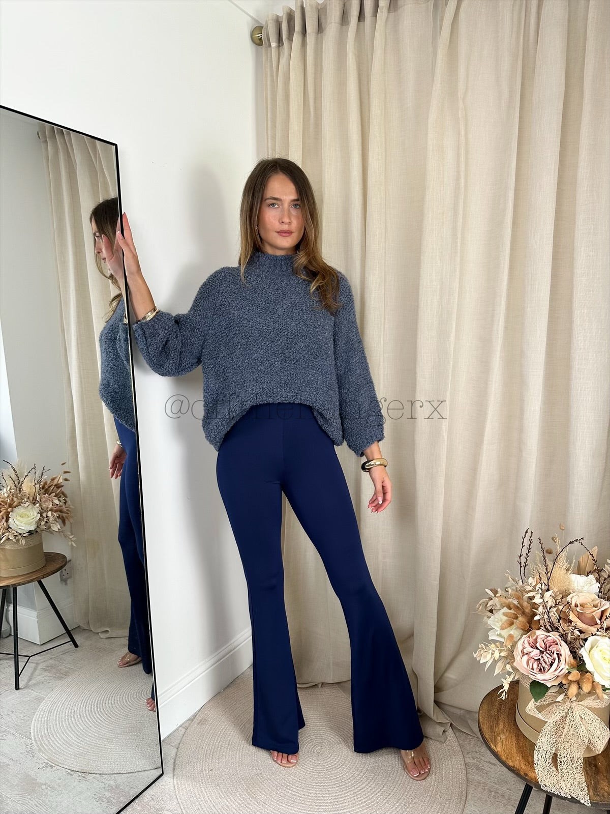 SIMMY SLINKY HIGH WAIST FLARES