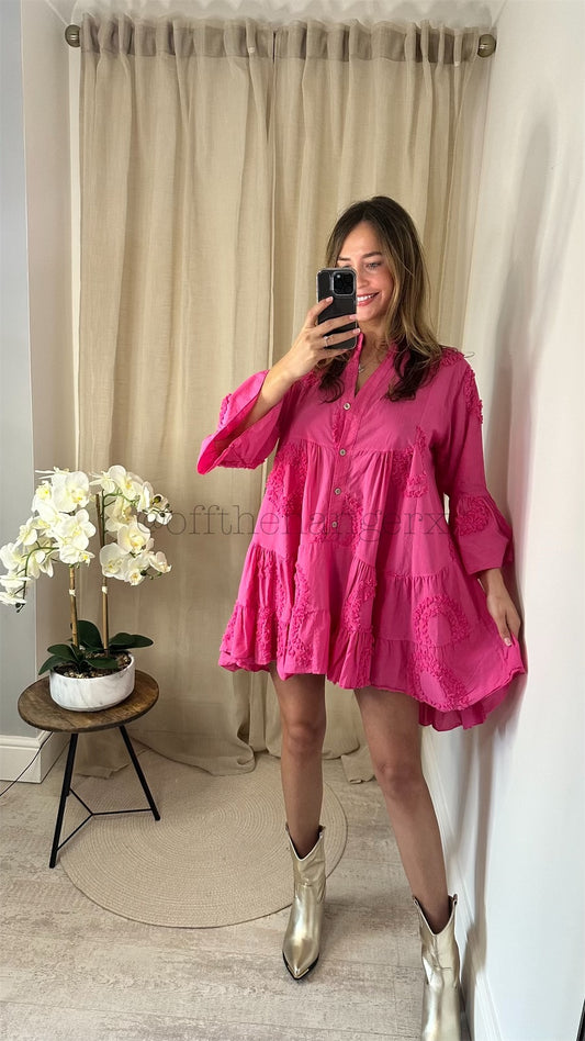 SHAYA DETAILED TIERED DRESS