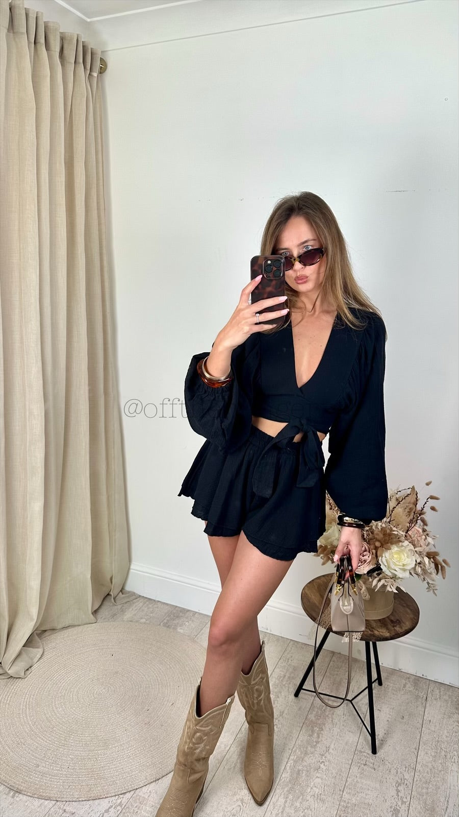 ERIKA CHEESECLOTH SHORT SET