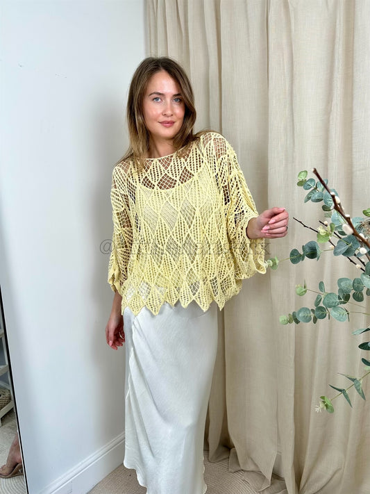 ELOISE CROCHET TOP WITH VEST
